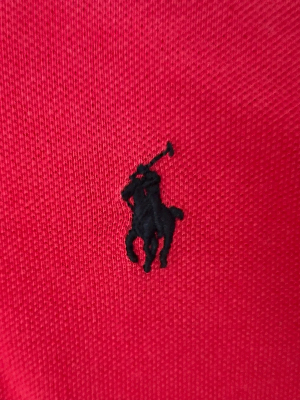 Ralph Lauren Men’s Bright Red Long Sleeve Polo